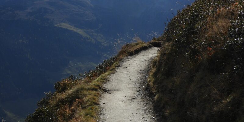 path, mountains, hike